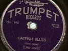 ELMORE JAMES ON RARE TRUMPET LABEL PLAYS STRONG VG+