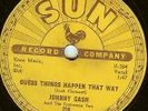 SUN 295 JOHNNY CASH VG+ PLAYS GREAT
