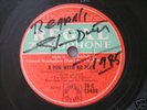 Slim Dusty autographed 78rpm record and photograph
