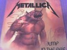 METALLICA JUMP IN THE FIRE HAND SIGNED BY 4 ALL´96 RARE