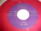 Obscure Rockabilly 45 Record, Jack Lewis On Crest, M-