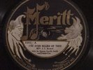 RARE Label Race 78 rpm REV. J.C. BURNETT on MERITT