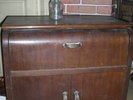 Alter Plattenspieler mit 68 Schellackplatten anfang1900