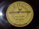 Original Sun Recording 209 Elvis Presley 78 Record