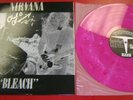 NIRVANA - BLEACH LP Purple Marble Vinyl Autographed NM