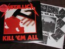 METALLICA Kill 'Em All LP WLP White Label Promo RARE