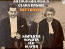 HASKIL GRUMIAUX.BEETHOVEN : COMPLETE SONATAS.Box 4 LPs.
