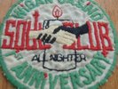 WIGAN CASINO 1ST ANNIVERSARY WOVEN NORTHERN SOUL BADGE