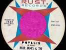 Billy James & Stenotones Doo Wop 45 Rust 5038 Rare