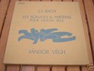 RARE/ VALOIS set 3lp BACH violin sonatas  SANDOR  VEGH