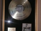 tres rare disque d'or johnny hallyday