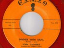 Rare Doo Wop 45 JohnZacherle Cameo DinnerWithDracRedWax