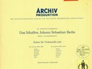 Pierre Fournier - Bach Cello Suites 3-4 - Archiv - NM