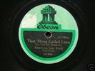 American Jazz Band, New York  That thing called love