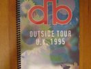 DAVID BOWIE RARE BAND HANDBOOK OUTSIDE TOUR 1995