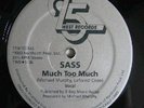 Modern Soul / Boogie  SASS - MUCH TOO MUCH 12