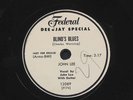 BLUES 78   JOHN LEE   FEDERAL PROMO