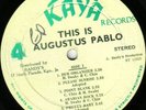 AUGUSTUS PABLO LP - THIS IS on  KAYA label - 1st press