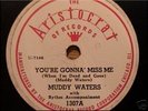 Muddy Waters - 78 rpm record - Aristocrat 1307