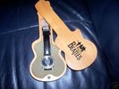 The BEATLES APPLE Official Watch Wooden Guitar Case Box