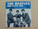 BEATLES   AND I LOVE HER / IF I FELL  PIC SLEEVE  MINT