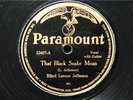 BLIND LEMON JEFFERSON PARAMOUNT 12407 NICE RARE BLUES