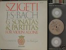 SZIGETI- BACH SONATAS & PARTITAS- VANGUARD