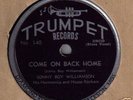 BLUES 78 SONNY BOY WILLIAMSON TRUMPET 140 STOP CRYING