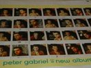 PETER GABRIEL 32 POSES NEW ALBUM 1980'S ORIGINAL POSTER