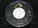 Soul 45 H.B. Barnum on RCA It Hurt's Too Much To Cry