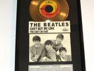 Can't Buy Me Love-The Beatles pic sleeve w/ GOLD record
