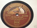 COMEDIAN HARMONISTS on English HMV 78  E.G. 3204