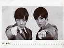 Paul and Barry Ryan - 1966 Hand-Signed Pictorial Card
