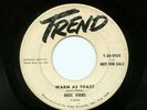 Russ Veers 'Warm As Toast' Rockabilly Trend Label 45