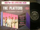 PLATTERS -Remember When LP, Stereo 1959 original NM