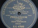 € FRITZ KREISLER Black G&T GC 47946 VIOLIN RARE 78 RPM