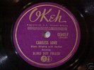Okeh 03457 Blind Boy Fuller, blues, E to E+