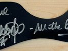 ROBBIE WILLIAMS signed ACOUSTIC GUITAR PICK GAURD