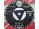 Elvis Presley : All Shook Up UK [Tri-centre] 7