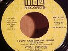 60's Soul / Vivian Copeland - I Don't Care / Mala Promo