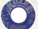 LONNIE FRANKLIN   Love Is So Right  RARE Modern Soul 45