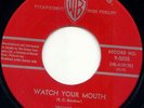TROYCE KEY -WATCH YOUR MOUTH -ROCKABILLY - 1959  NM
