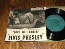 ELVIS PRESLEY,	HMV 7EG 8199,	LOVE ME TENDER (EP)
