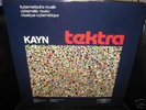 KAYN TEKTRA B. SET 6 LPS BOOKLET GERMAN NM- STOCKHAUSEN
