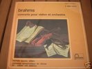 FONTANA / BRAHMS violin conc. MICHELE AUCLAIR /  EX+