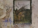 LED ZEPPELIN  BAND SIGNED ZOSO ALBUM VERY RARE