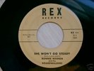 RARE Doo Wop 45 Ronnie Booker & The Boardwalkers Rex Lb