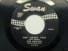 Beatles EXCELLENT She Loves You 45 Swan 4152.03B