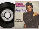 Shakin' Stevens- Justine- RARE UK TRACK Rec -Pic Sleeve