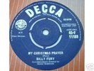 Billy Fury : My Christmas Prayer UK 7